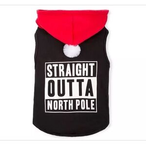 Black and Red Dog Hoodie